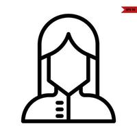 eid mubarak line icon vector