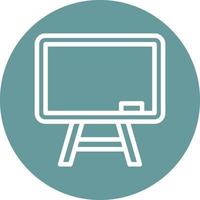 Whiteboard Vector Icon Design