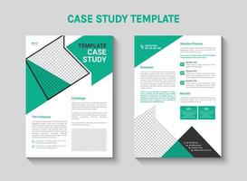 A case study template for a student's study vector