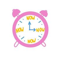 Alarm Clock with Deadline with Time Now vector