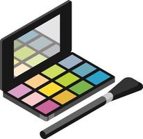 Vector Graphics Of A Makeup Box With A Brush