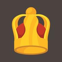 Image Of Golden Crown For Kings And Queens vector