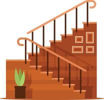 Vector Image Of Staircase To The Next Floor