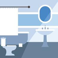 Vector Image Of Bathroom Interior