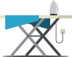 Clothes On Ironing Board, Vector Graphics