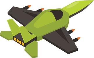 Vector Graphics Of Military Jet