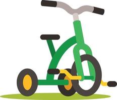 Vector Image Of A Tricycle For Kids