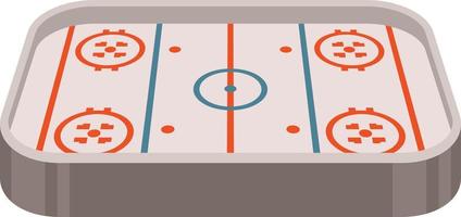 Vector Image Of Ice Hockey Rink, 3D Graphics