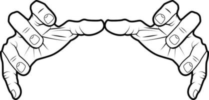 Vector Graphics Of Grabbing Hands