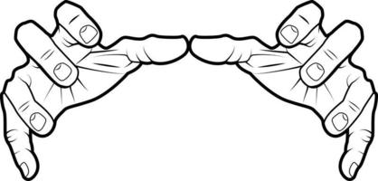 Vector Graphics Of Grabbing Hands