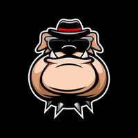 BULLDOG CARTOON DESIGN vector