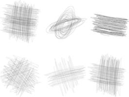 Vector Image Of Scribble Pen Strokes In Black Color