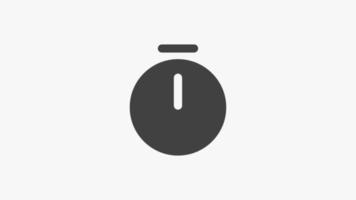 Timer icon solid vector