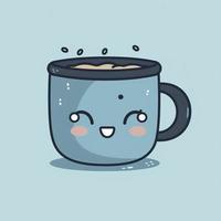 a cute coffee mug, generat ai photo
