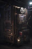 hyperrealistic photo of steampunk crypto mining server, ultra details, dramatic lighting, octane render, ultra quality, 16k, generat ai