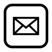 Email envelope icon. vector