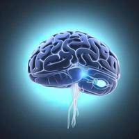 cerebro para mental salud cuidado médico tecnología, generar ai foto