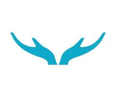 Minimal hand icon vector design