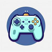 Joystick game. sport technology cartoon icon illustration, generat ai photo