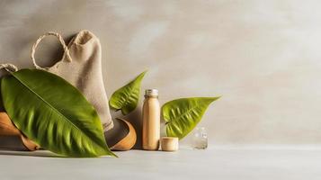 Free photo still life sustainable lifestyle elements composition, generat ai