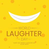 world laughter day wishing post vector file