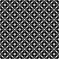 Black and white seamless pattern texture. Greyscale ornamental graphic design. vector
