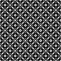 Black and white seamless pattern texture. Greyscale ornamental graphic design. vector