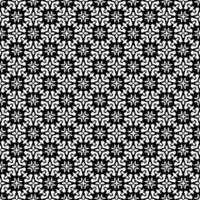 Black and white seamless pattern texture. Greyscale ornamental graphic design. vector