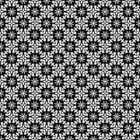 Black and white seamless pattern texture. Greyscale ornamental graphic design. vector