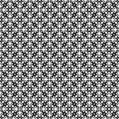 Black and white seamless pattern texture. Greyscale ornamental graphic design.