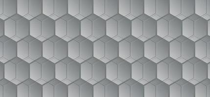 abstract background with gradient pentagons in gray colo vector