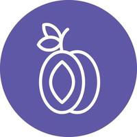 Plum Vector Icon Design