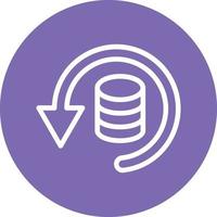 Data Backup Vector Icon Design