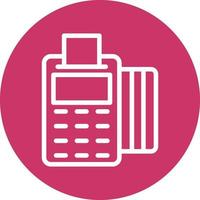 Card Machine Vector Icon Design