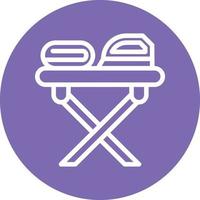 Ironing Board Vector Icon Design