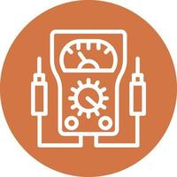 Voltmeter Vector Icon Design