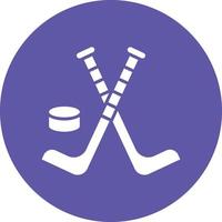 vector diseño hielo hockey icono estilo