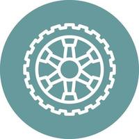 Wheel Vector Icon Design