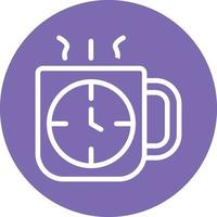 Coffee Time Vector Icon Design