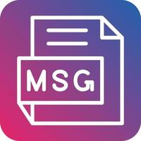 MSG Vector Icon Design