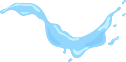 blu acqua spruzzata, elemento e illustrazione png