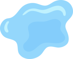azul água respingo, elemento e ilustração png