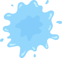 Blau Wasser Spritzen, Element und Illustration png
