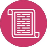 Pirate Scroll Vector Icon Design