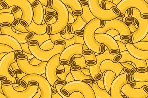 Background macaroni pasta pattern vector design