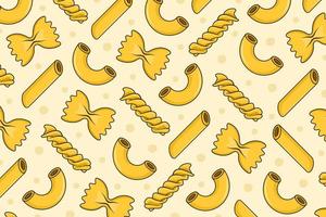 Macaroni pattern backround vector design