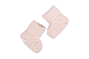 roze baby schoenen geïsoleerd Aan een transparant achtergrond png