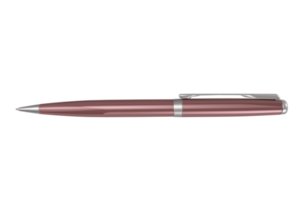 Pink pen isolated on a transparent background png