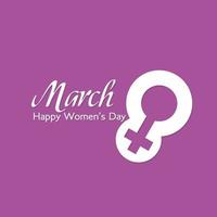 illustration of Happy Women Day greetings background vector