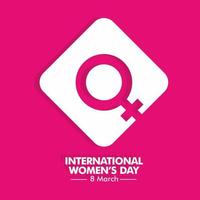 International Women's Day Vector Illustration